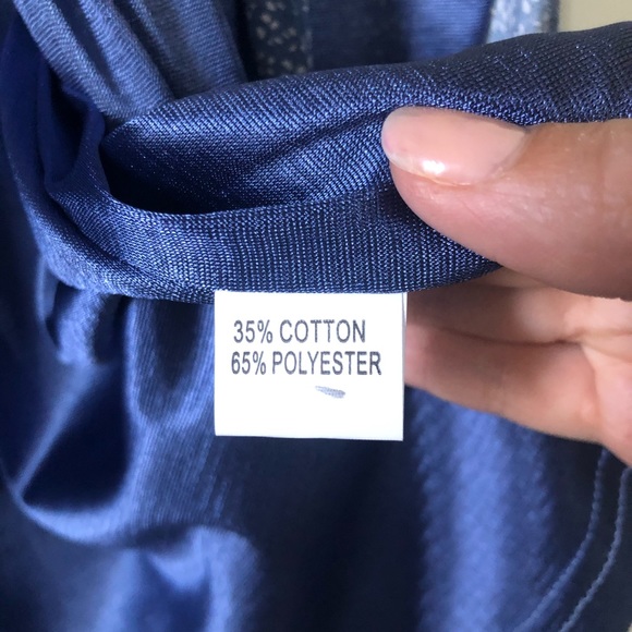 Blue Wrap Dress - Picture 9 of 9